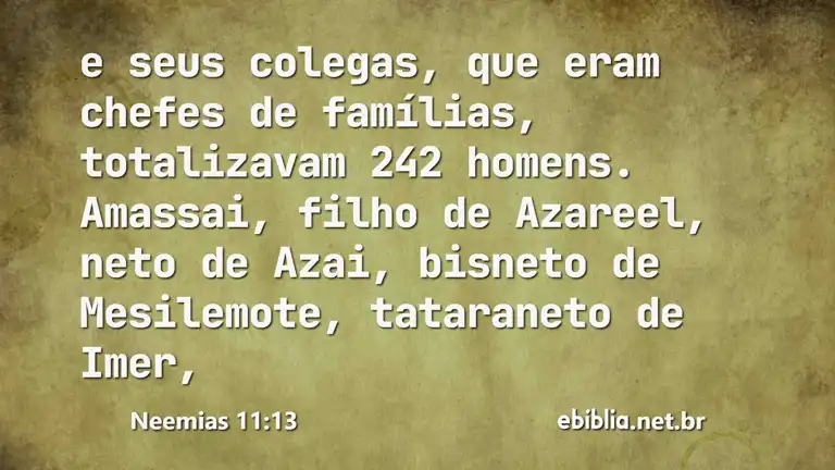 Neemias 11:13