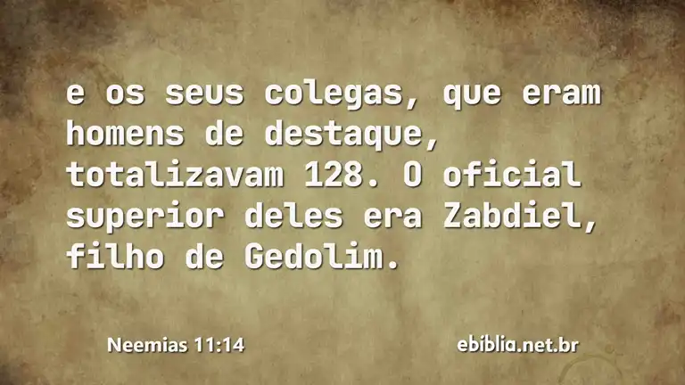 Neemias 11:14