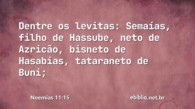 Neemias 11:15