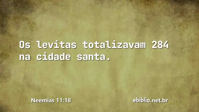 Neemias 11:18