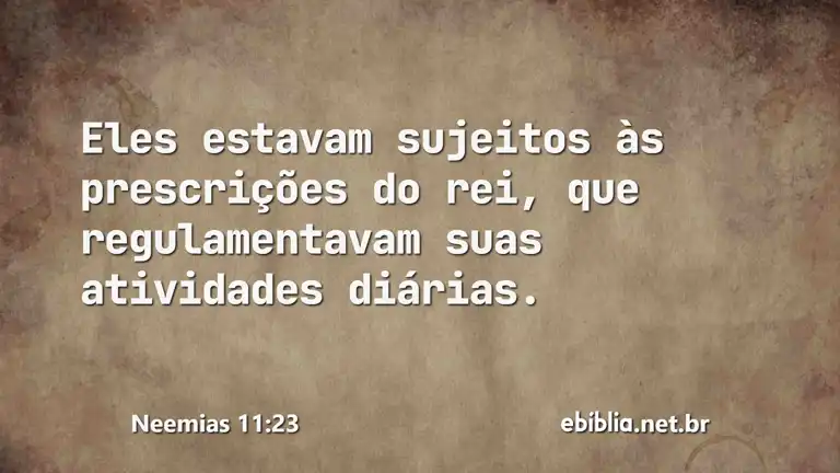 Neemias 11:23