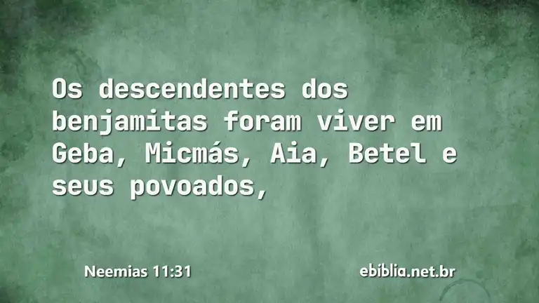 Neemias 11:31