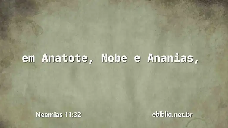 Neemias 11:32