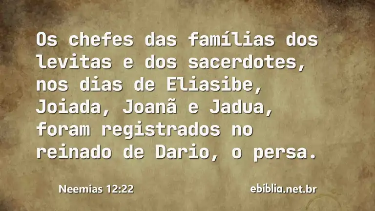 Neemias 12:22