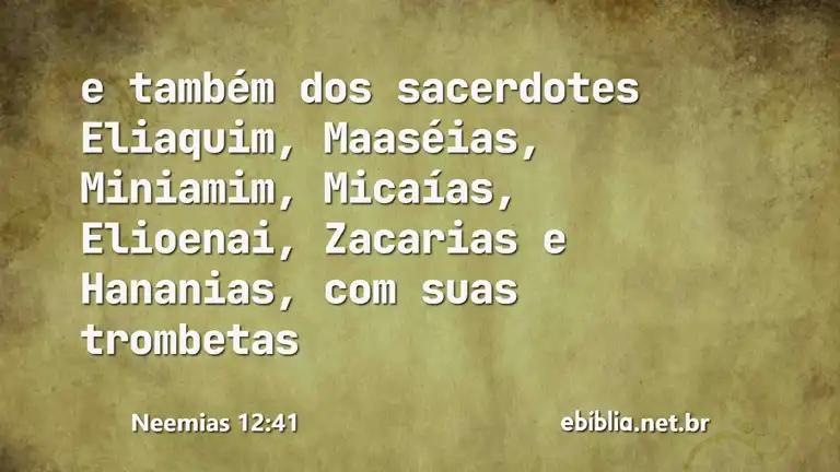 Neemias 12:41