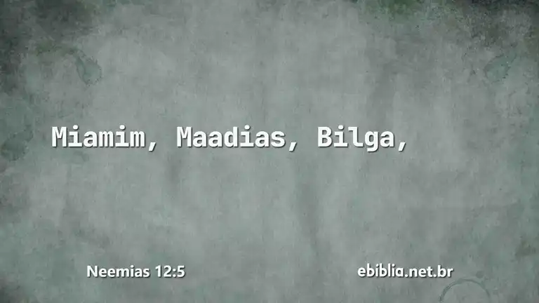 Neemias 12:5