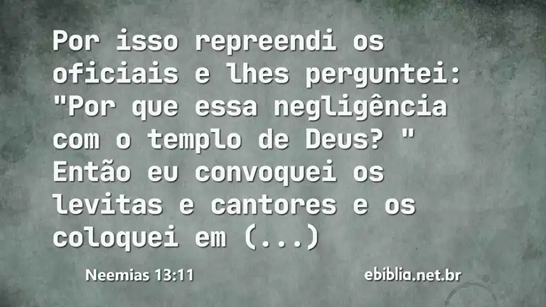 Neemias 13:11