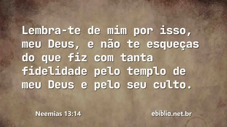 Neemias 13:14