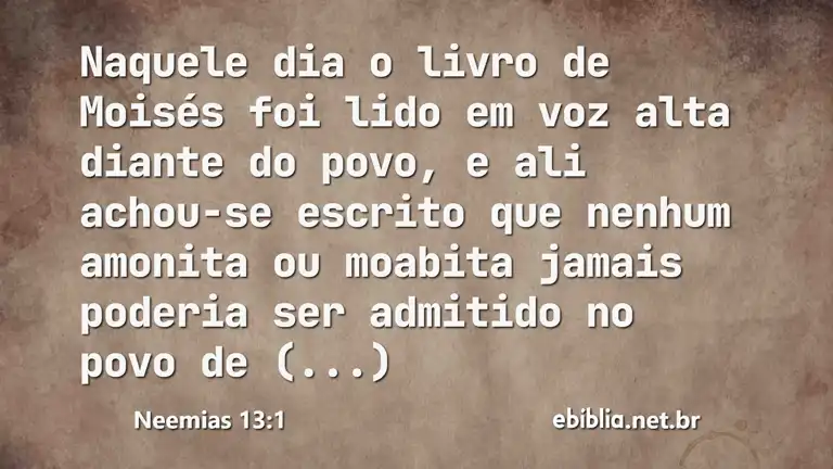 Neemias 13:1