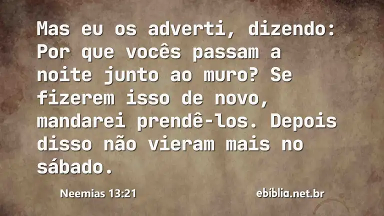 Neemias 13:21