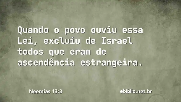 Neemias 13:3