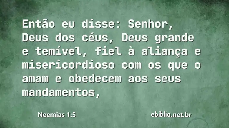 Neemias 1:5