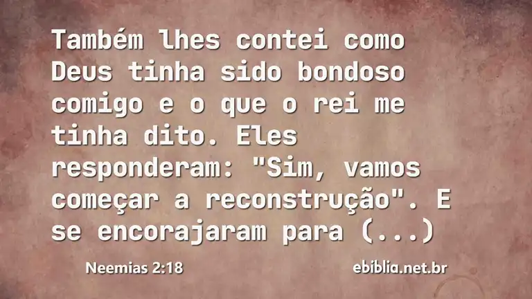 Neemias 2:18