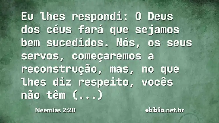 Neemias 2:20