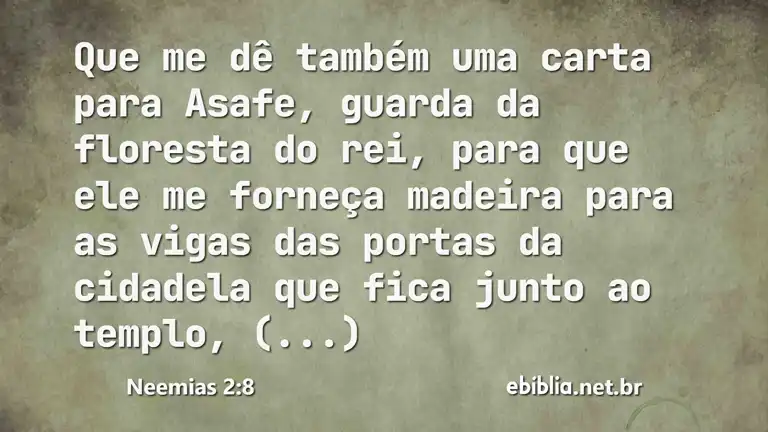 Neemias 2:8