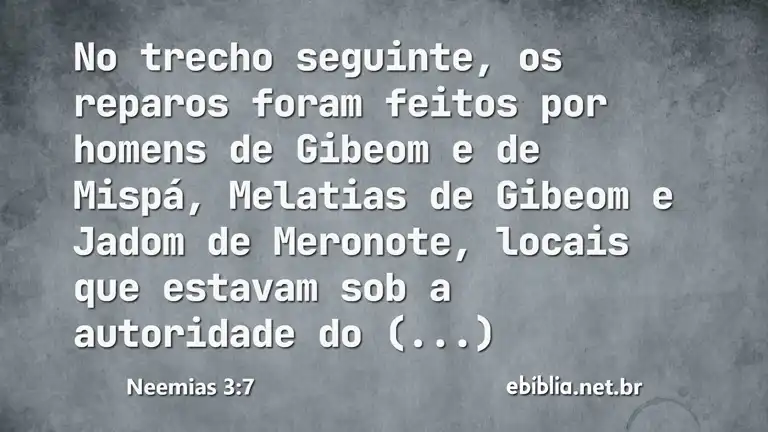 Neemias 3:7