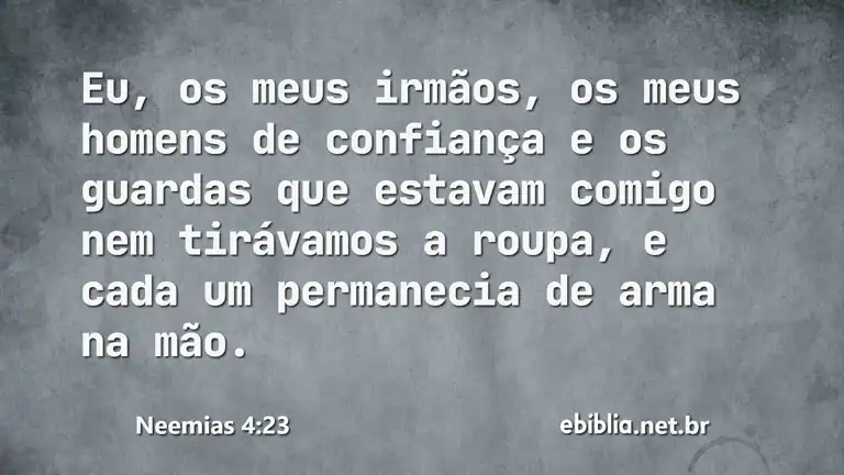 Neemias 4:23