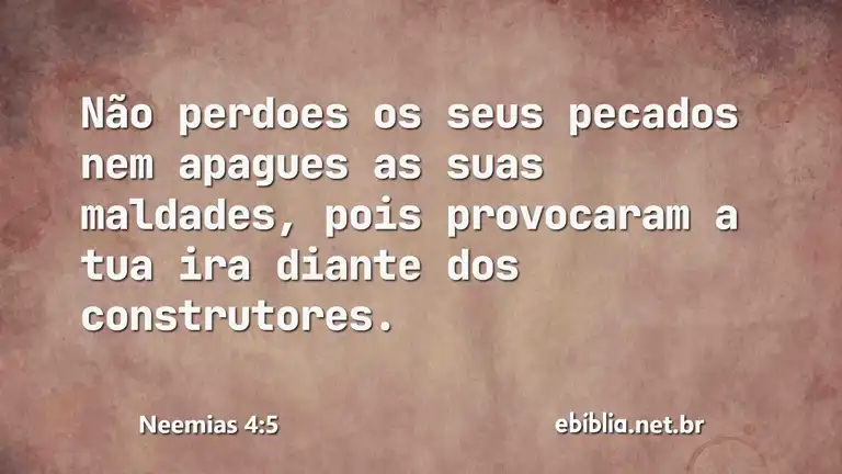 Neemias 4:5