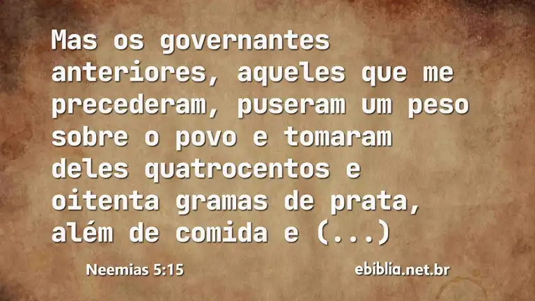 Neemias 5:15