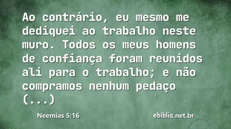 Neemias 5:16