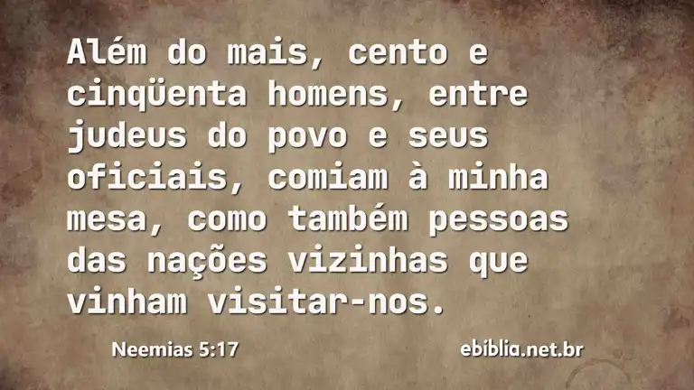 Neemias 5:17