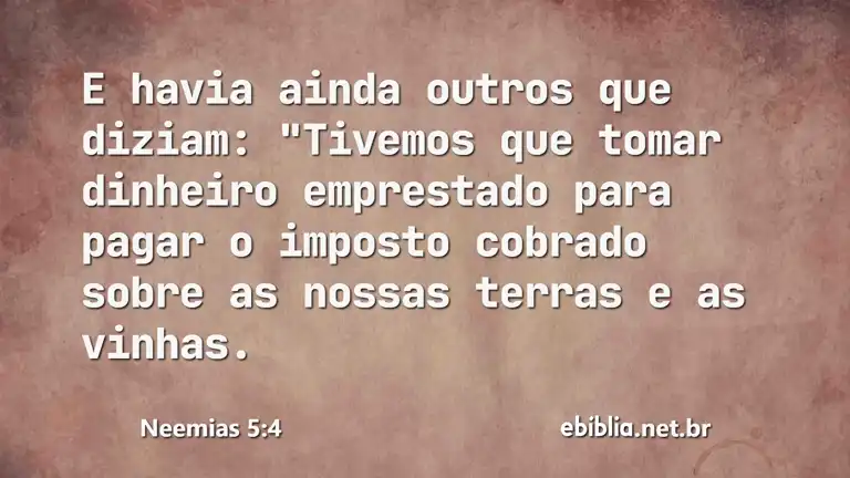 Neemias 5:4