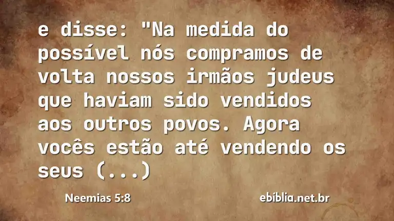 Neemias 5:8