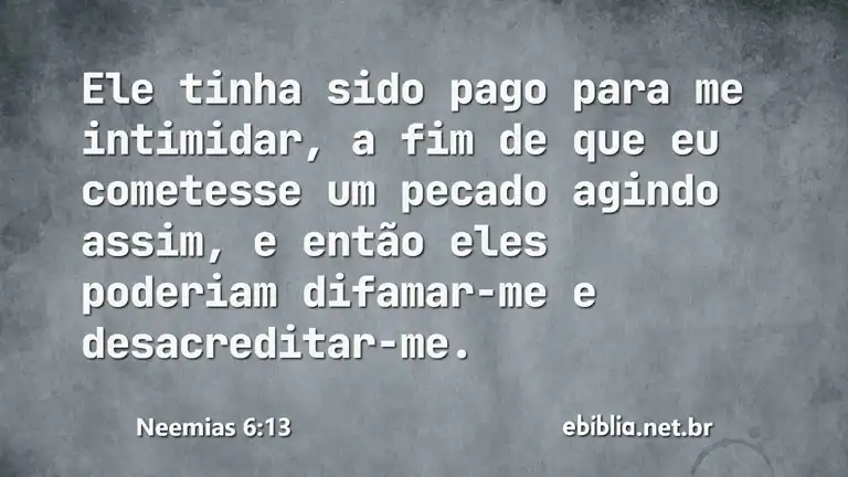 Neemias 6:13