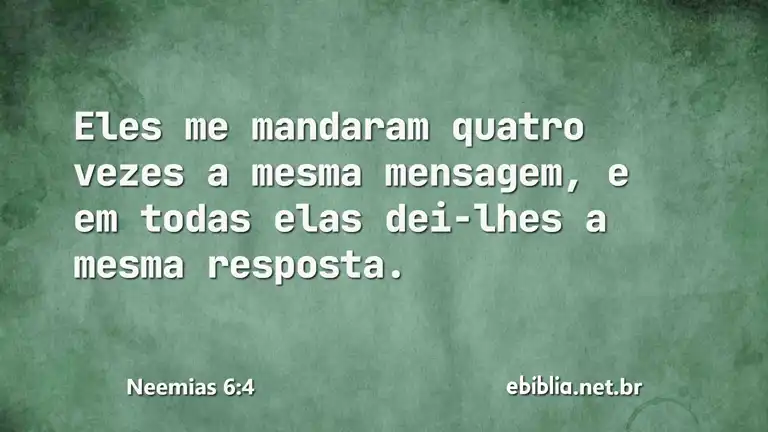 Neemias 6:4