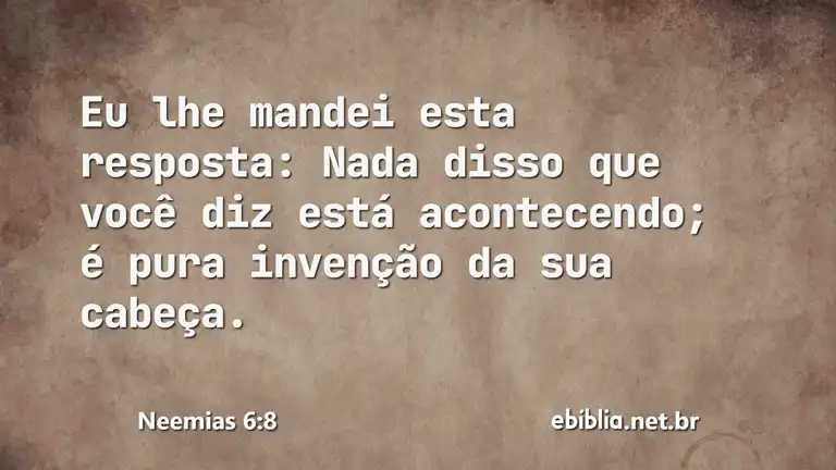 Neemias 6:8