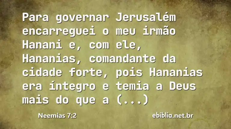 Neemias 7:2