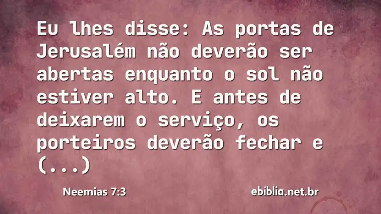 Neemias 7:3