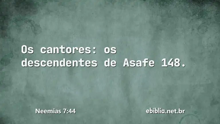 Neemias 7:44