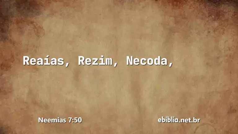 Neemias 7:50