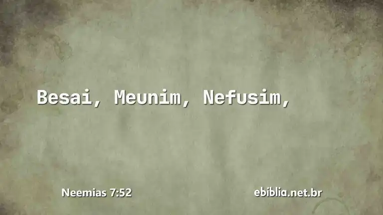 Neemias 7:52