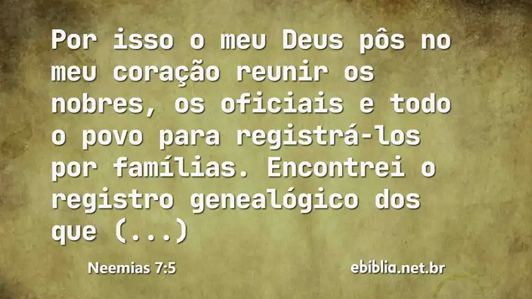 Neemias 7:5