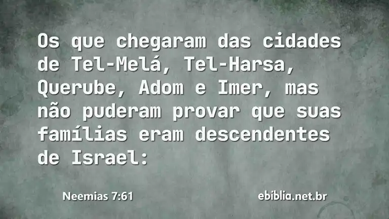 Neemias 7:61