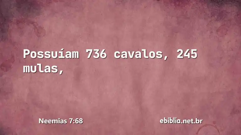 Neemias 7:68