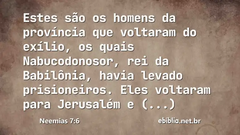 Neemias 7:6