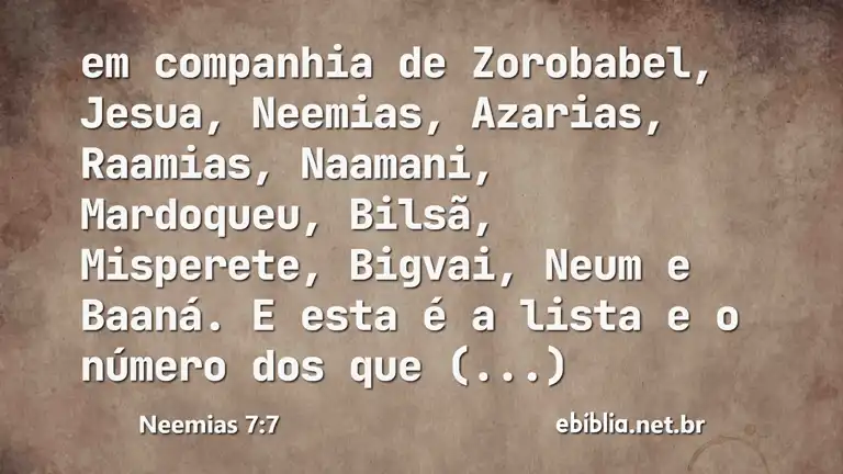 Neemias 7:7