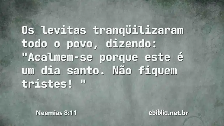 Neemias 8:11