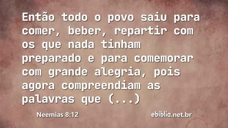 Neemias 8:12