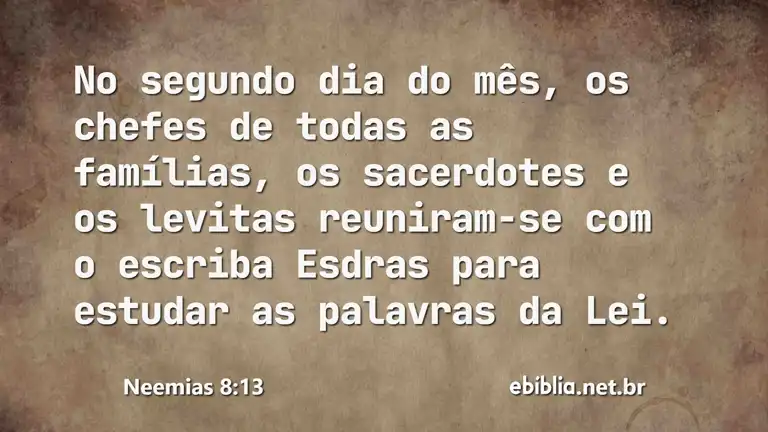 Neemias 8:13