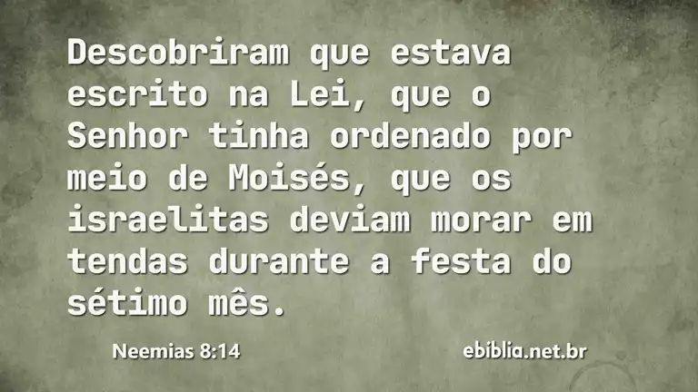 Neemias 8:14