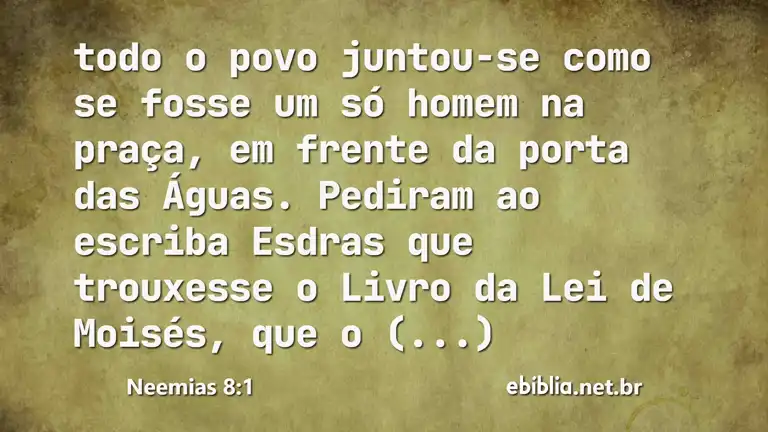 Neemias 8:1