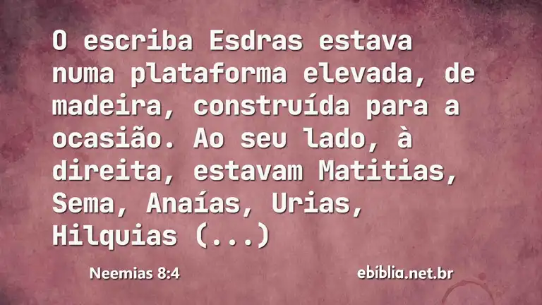 Neemias 8:4