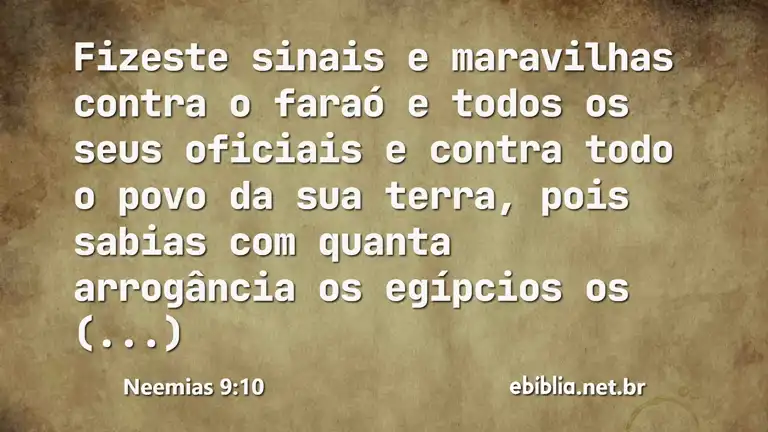 Neemias 9:10