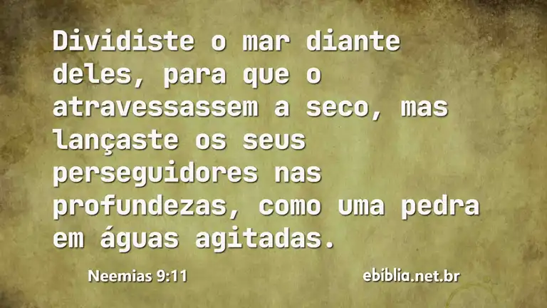 Neemias 9:11