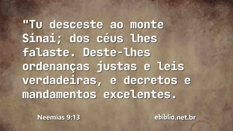 Neemias 9:13