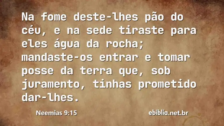 Neemias 9:15